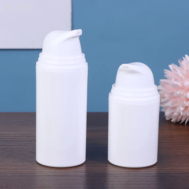 Airless Pump Travel Bottles 15ml 30ml 50ml | Refillable Cosmetic