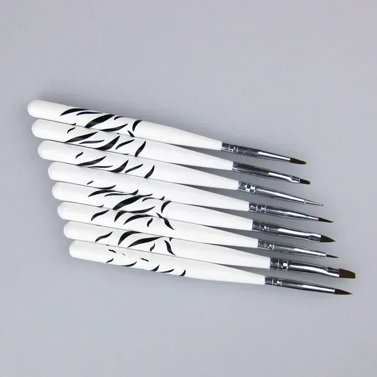 7PCS Nail Art Brush Kit – Dotting Pen Set with Storage Box