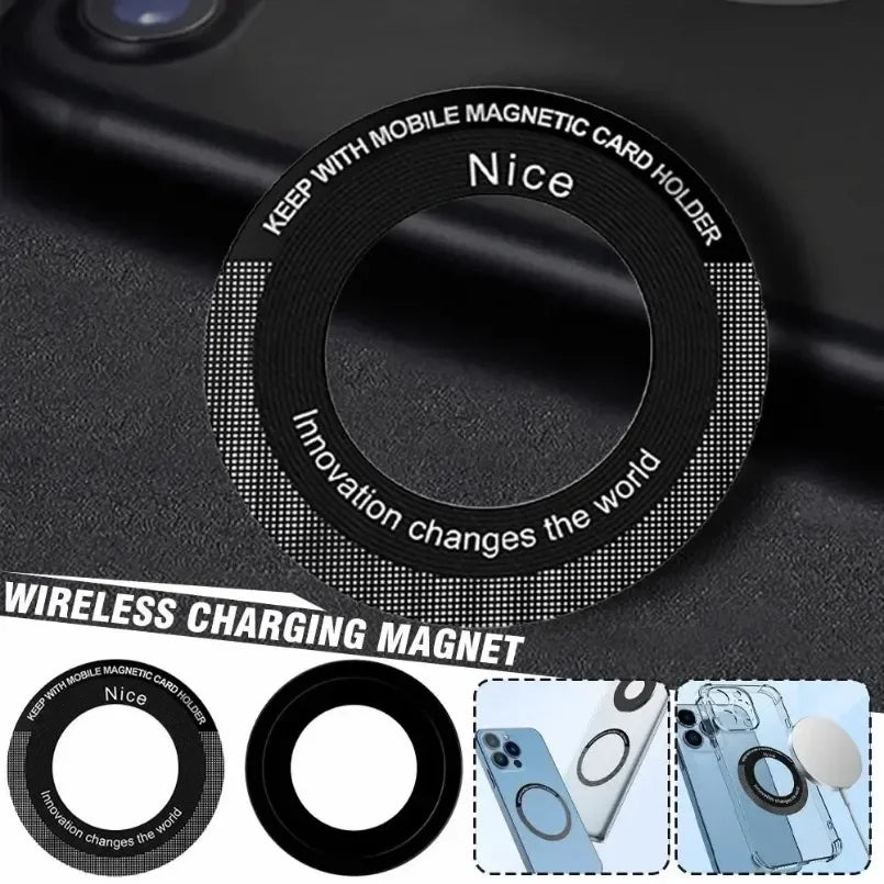 Magnetic Metal Ring Sticker for MagSafe & Car Phone Holder