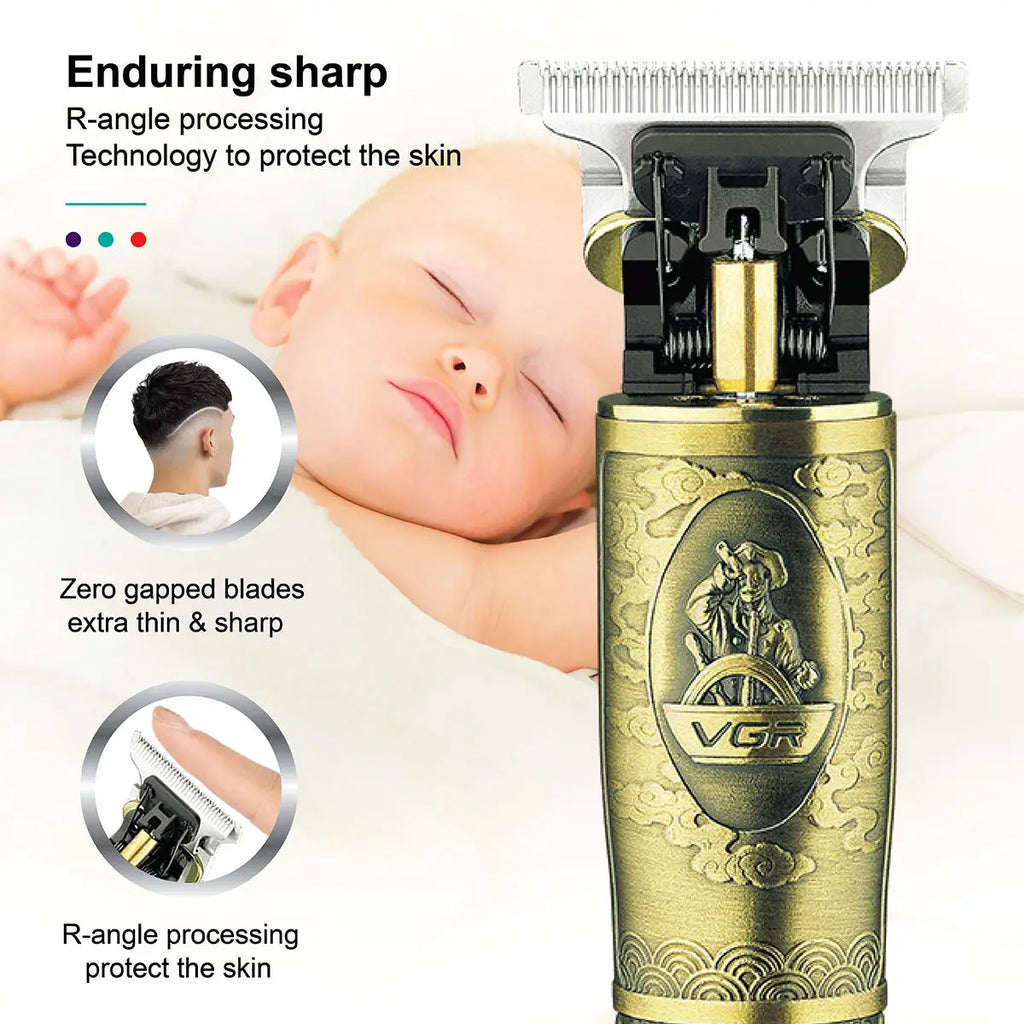 VGR V-081 Cordless Hair Clipper & Beard Trimmer for Men