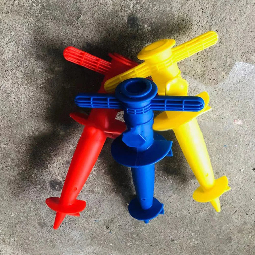 Umbrella Bases Floor Fork Spikes Adjustable Sun Beach Patio 31x17cm