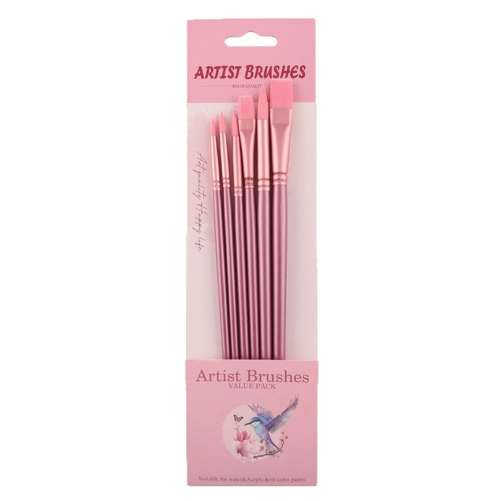 Bview Art 4 Professional Watercolor Brush Macaron Colors Nylon Hair