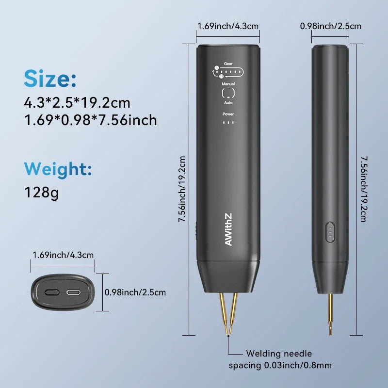 Portable Handheld Spot Welder | 11-Level DIY Battery Welding