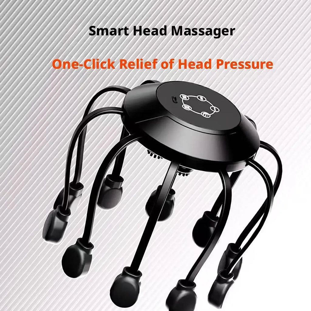Electric Octopus Head Massager | 360° Scalp Massage Device