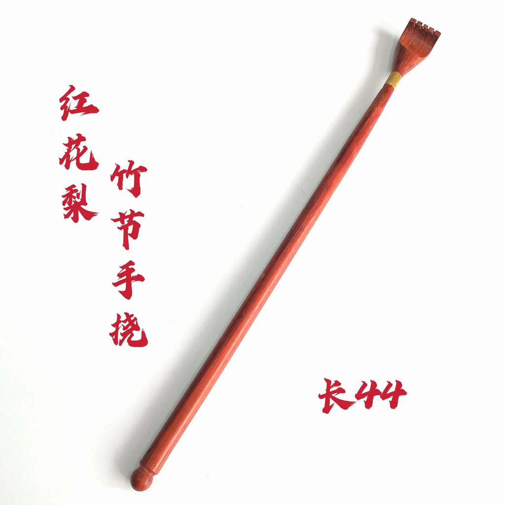 Bamboo Wood Back Scratcher – Long Handle Body Massager