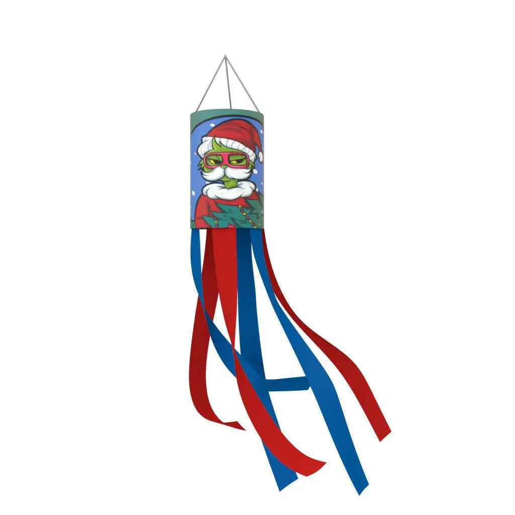 Christmas Wind Tunnel Flags Courtyard Gardens Outdoor Decorative