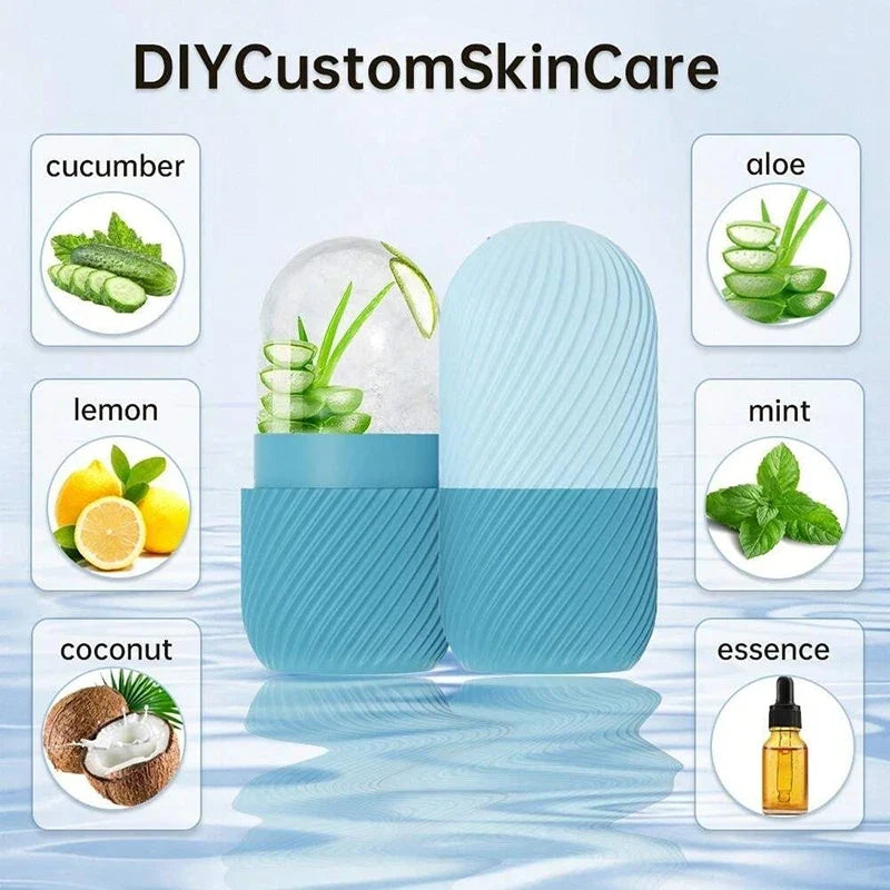 Silicone Ice Face Roller Mold – Reusable Skin Care Ice Tray