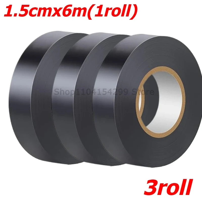 Black PVC Electrical Insulating Tape | Flame-Retardant, 600V