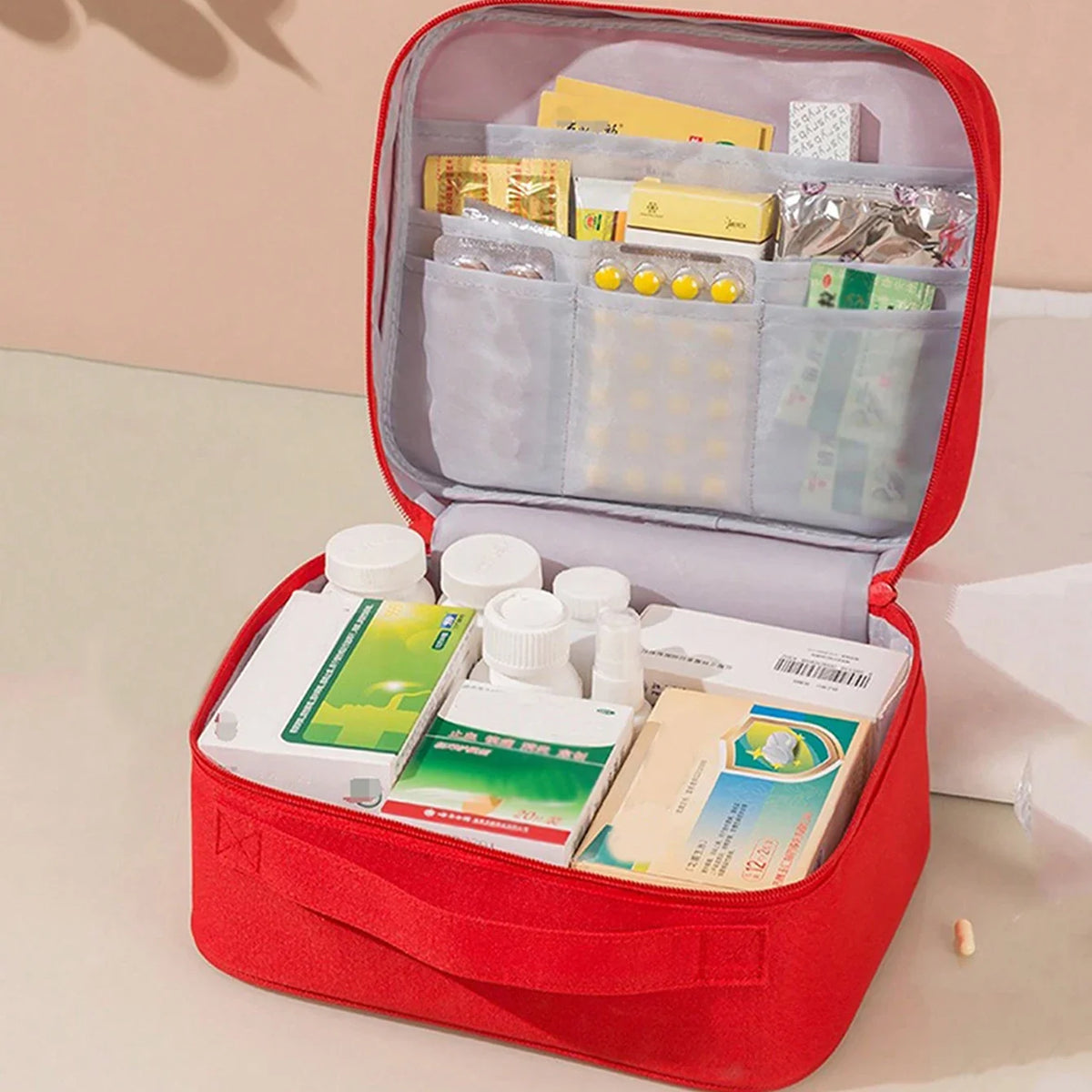 Portable Medical Home First Aid Outdoor Travel Large Capacity