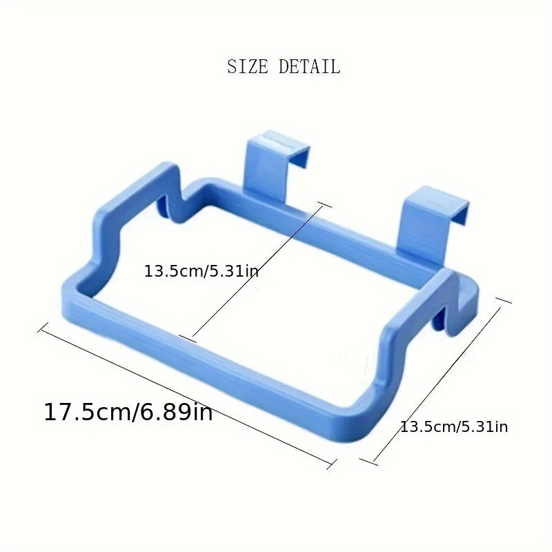 Mini Garbage Bag Holder Door Back Plastic Bracket Trash Storage