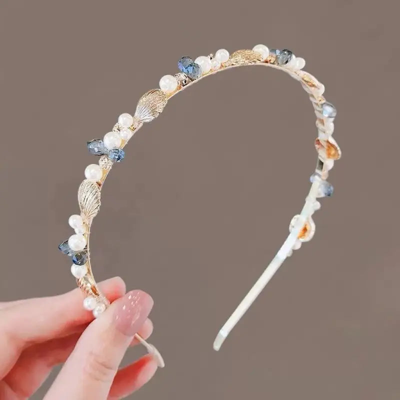 Starfish Shell Pearl Headband | Ocean Beach Hair Accessory
