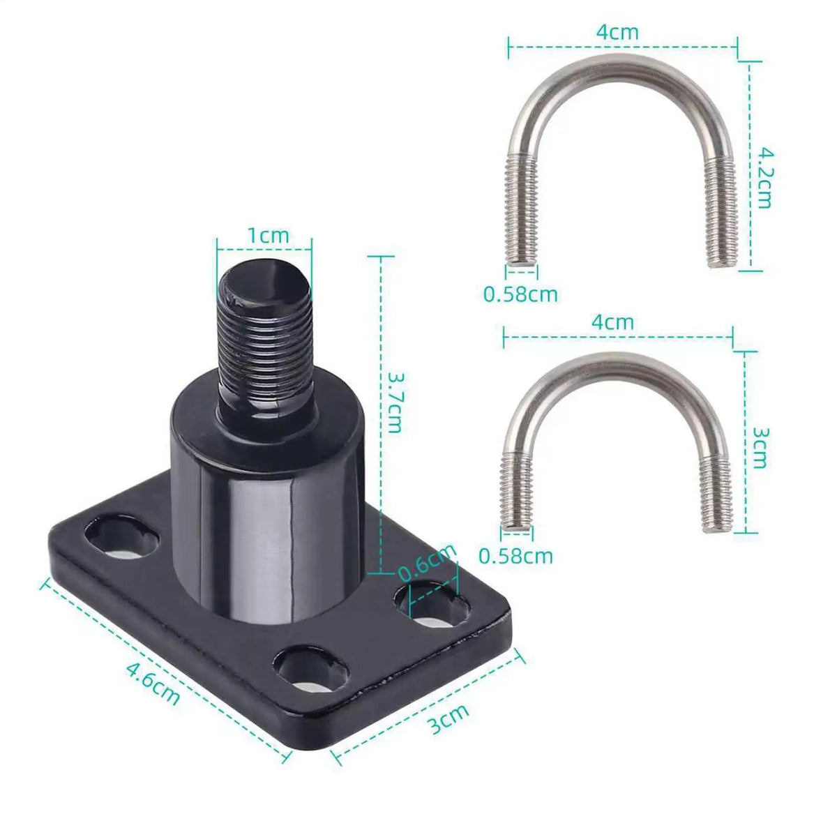 Aluminum Bike Trailer Hitch Coupler – Universal Towing Attachment