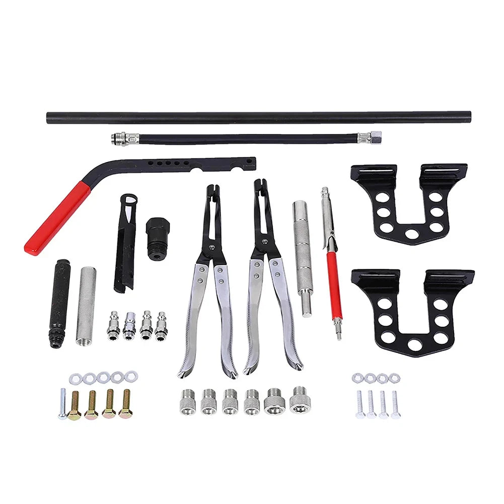 48pc Valve Spring Compressor & Cylinder Head Service Kit