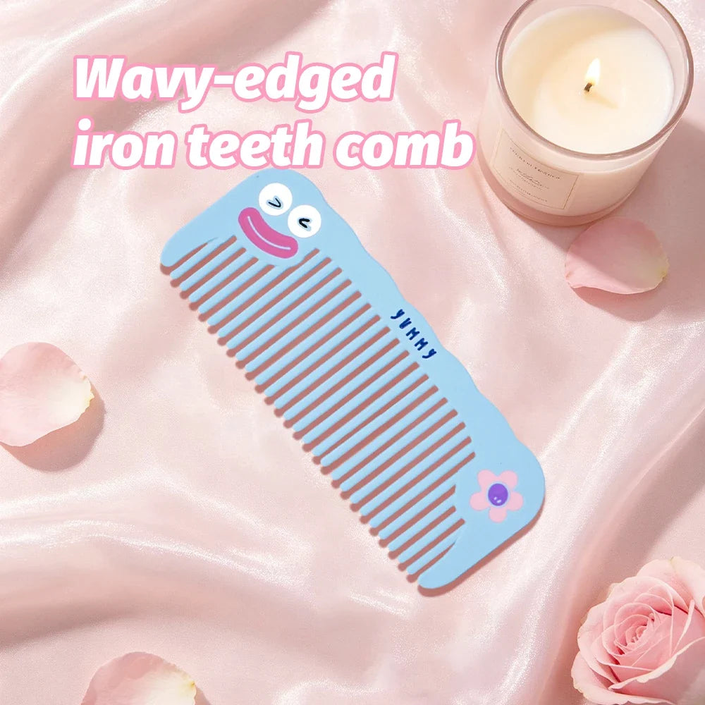 Cartoon Cat Wide Tooth Comb – Anti-Static & Heat-Resistant