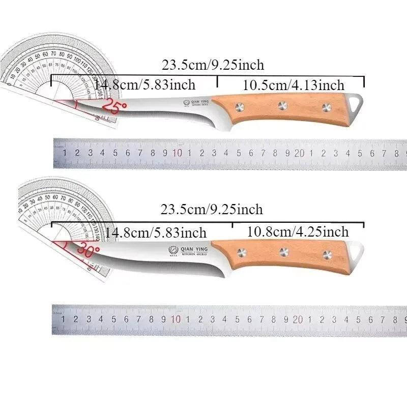 High Manganese Steel Butcher & Boning Knife – 14.8" Blade