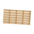 Wooden Storage Divider Box Display Multiuse Organizer Showcase
