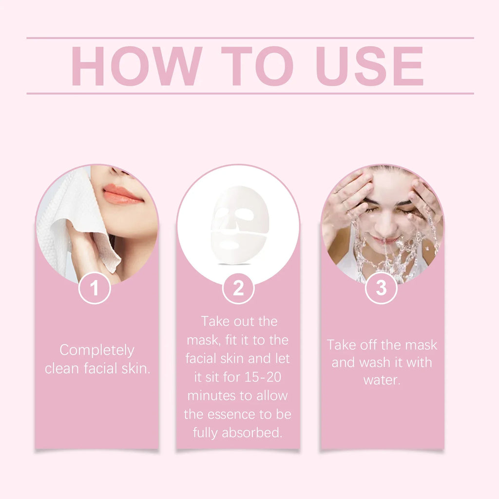 Viareline Collagen Facial Mask – Firming, Hydrating & Brightening