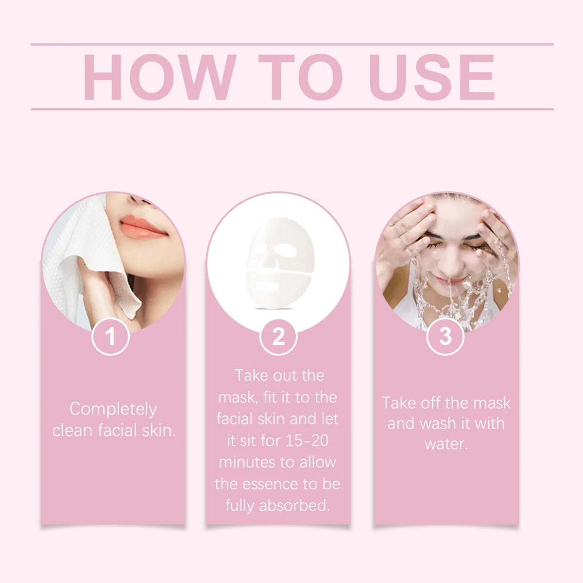 Viareline Collagen Facial Mask – Firming, Hydrating & Brightening