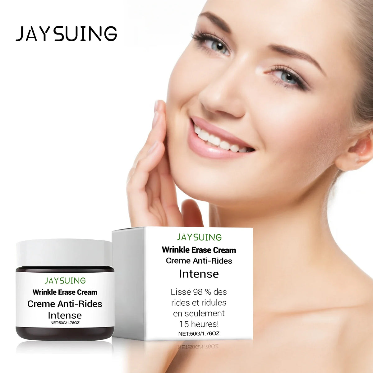 Jaysuing Hyaluronic Acid Face Cream – Anti-Aging & Firming 50g