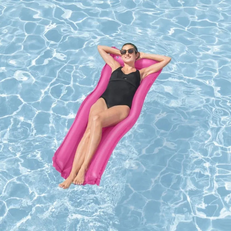 Inflatable Pool Float Ring & Water Hammock Swim Tube