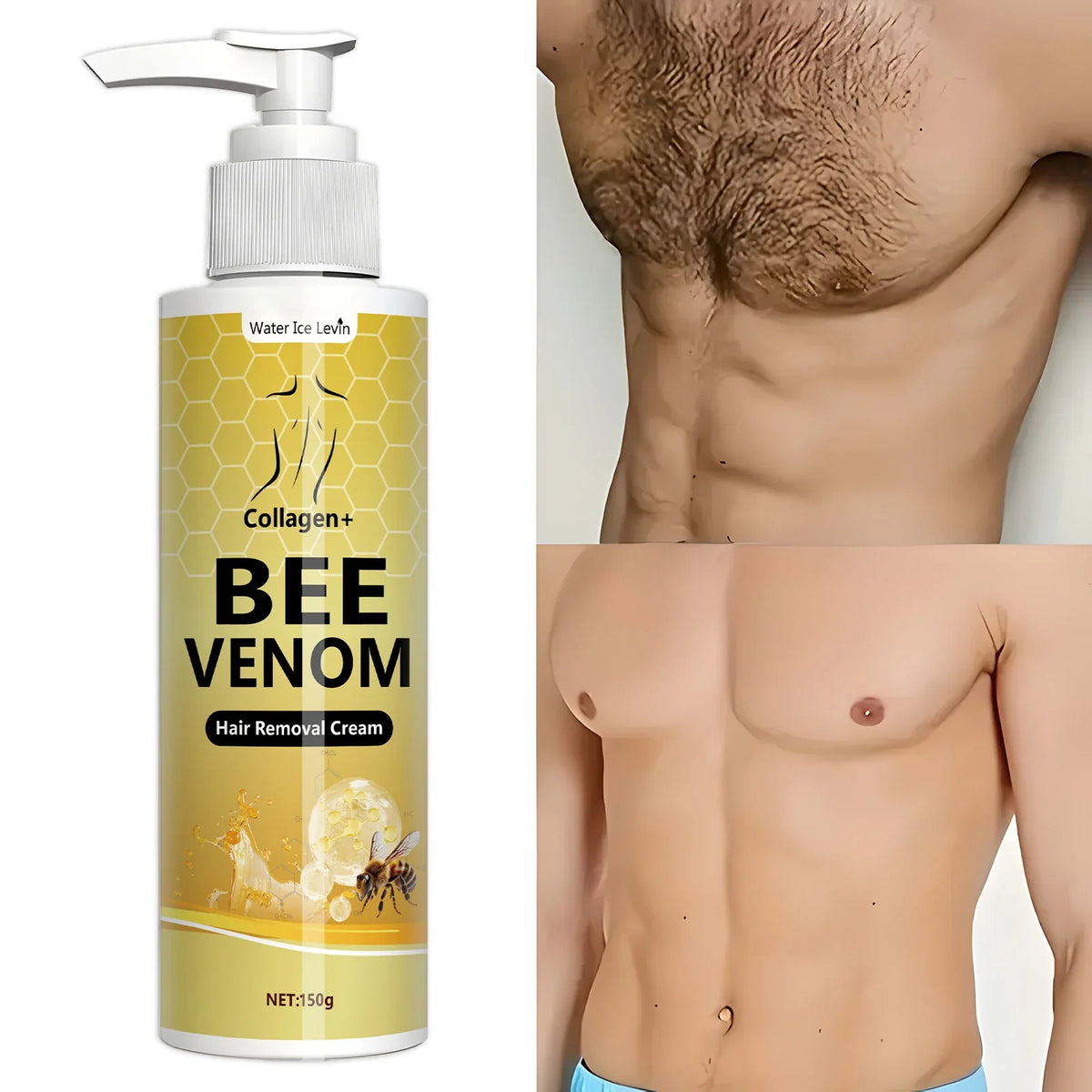 Lemon Bee Venom Hair Removal Cream – All Skin Types, 150g