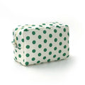Polka Dot Waterproof Makeup Bag | Travel Toiletry Organizer