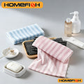 Nylon Exfoliating Bath Towel & Back Scrub Brush Set