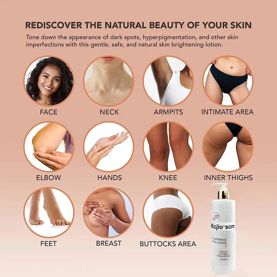 Fast Whitening Cream Dark Skin Kojic Sen Moisturizing Lightening Body