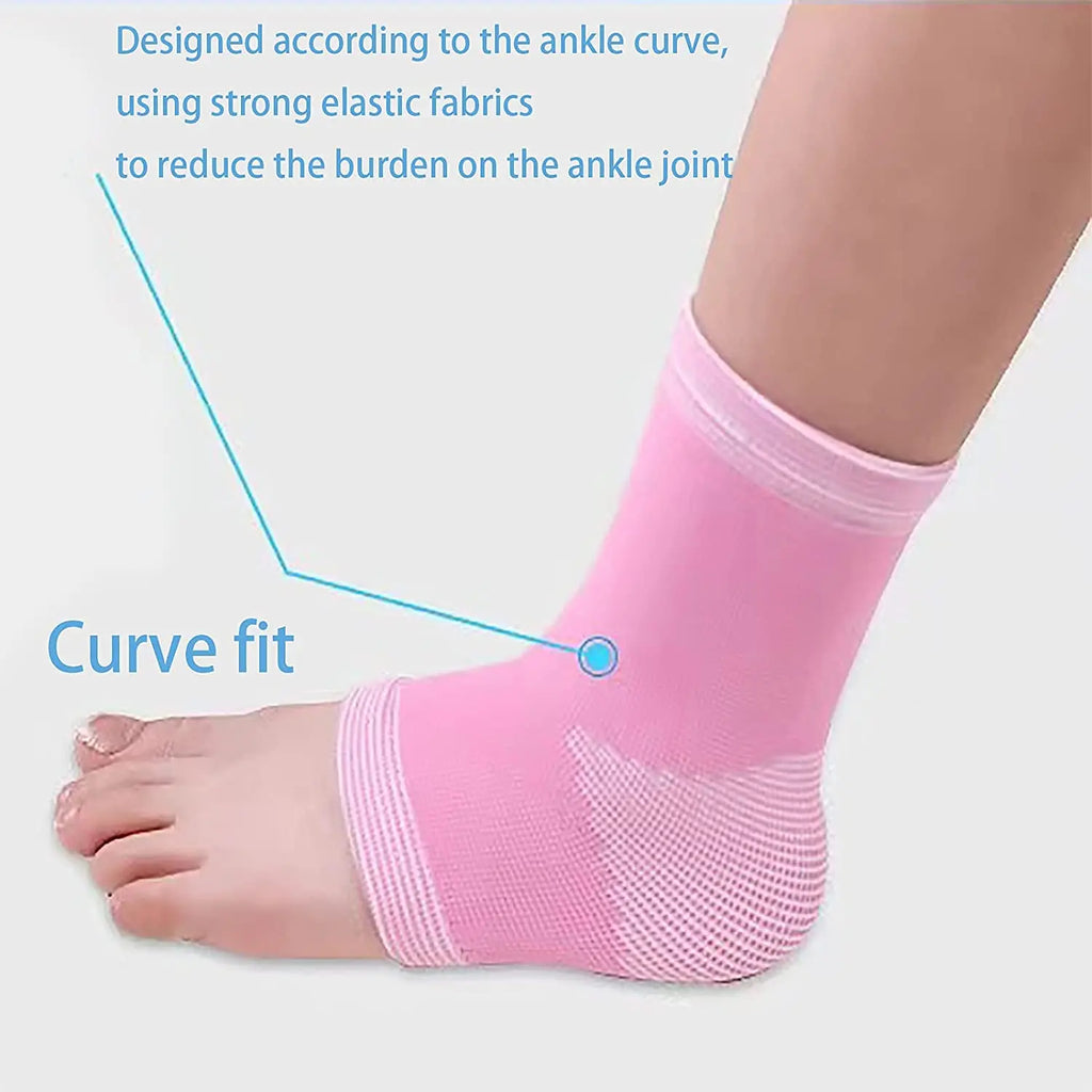 Kids Ankle Compression Sleeves – Foot Arch Support, 1 Pair