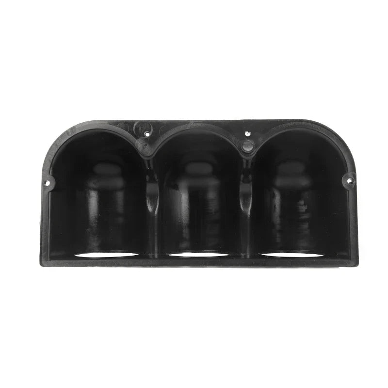 Triple 52mm Car Gauge Pod Holder | 3-Cup Dashboard Mount