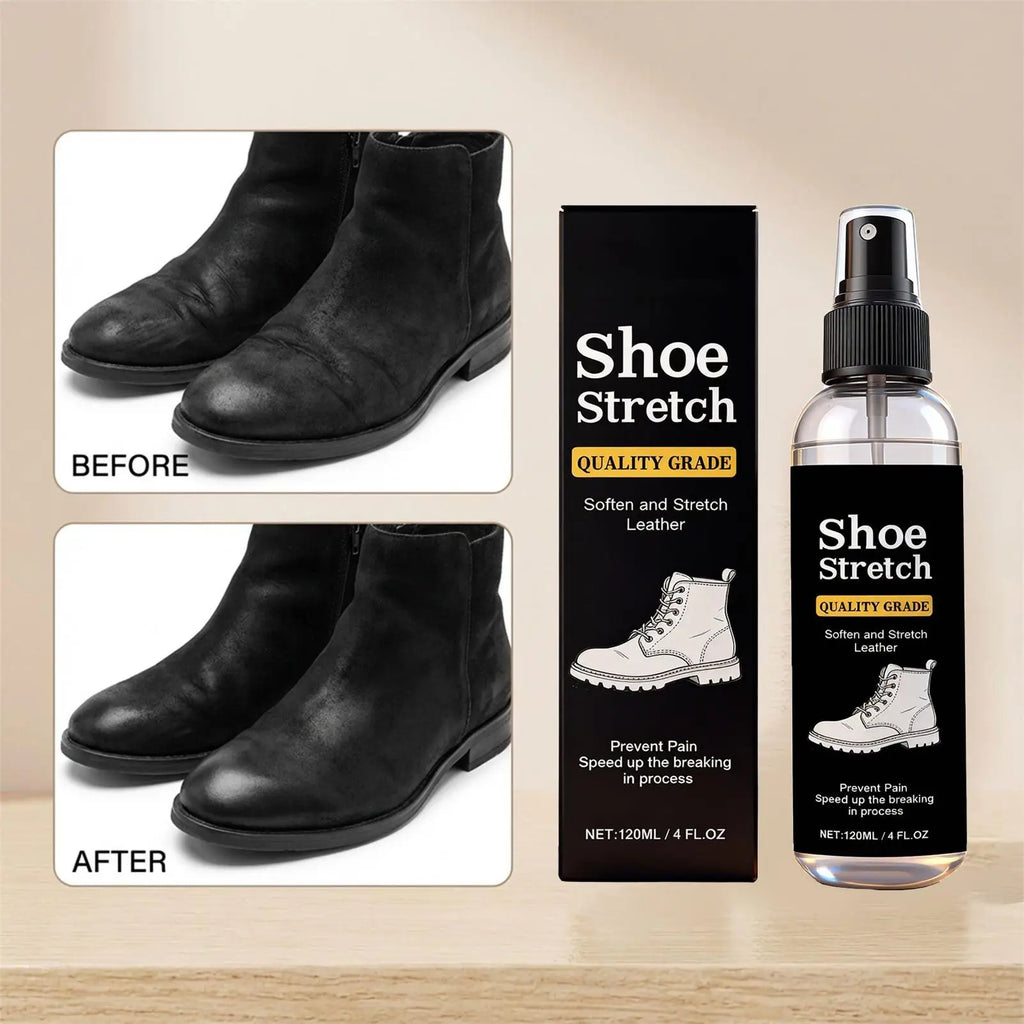 120ml Shoe Stretch Spray – Leather Softener & Boot Stretcher