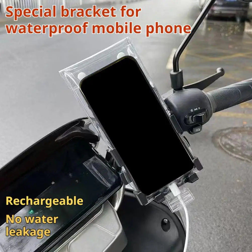 Waterproof Phone Bag IPX8 – Touch Screen, Stand & Charging Port