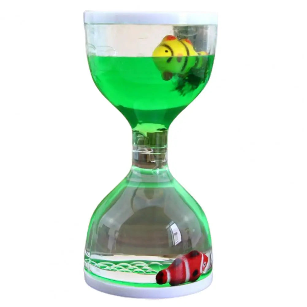 Liquid Motion Oil Hourglass | Cartoon Animal Desk Toy Gift