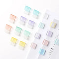 Candy Push Clip Paper Clips 10-30PCS | Transparent Bookmark