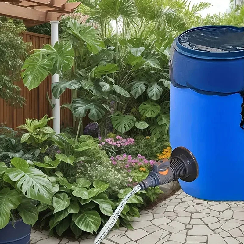 6-Way Water Tank Connector with Switch Valve | Garden Irrigation