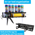 Caulking Gun Storage Rack Sealant Tube Holder Wall-mounted Organizer
