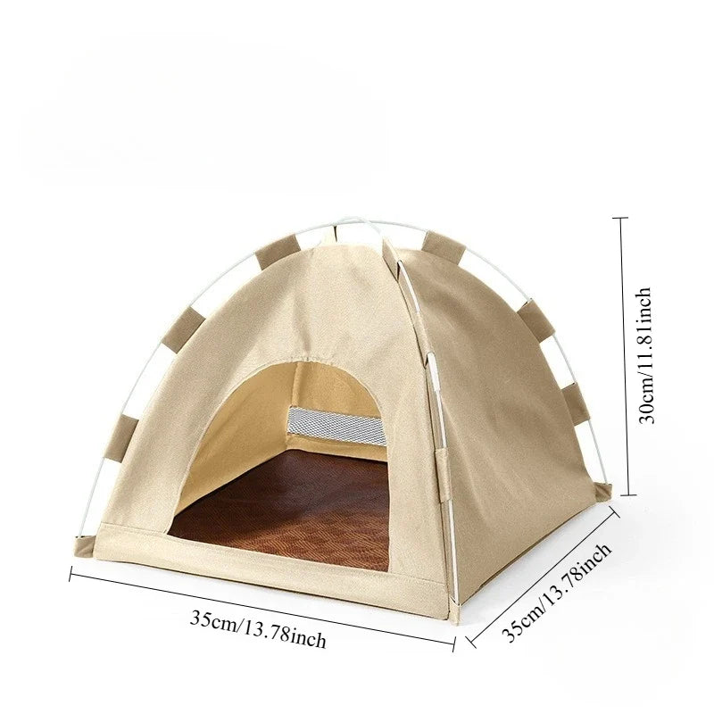 Foldable Pet Tent House – All-Season Cat & Dog Nest