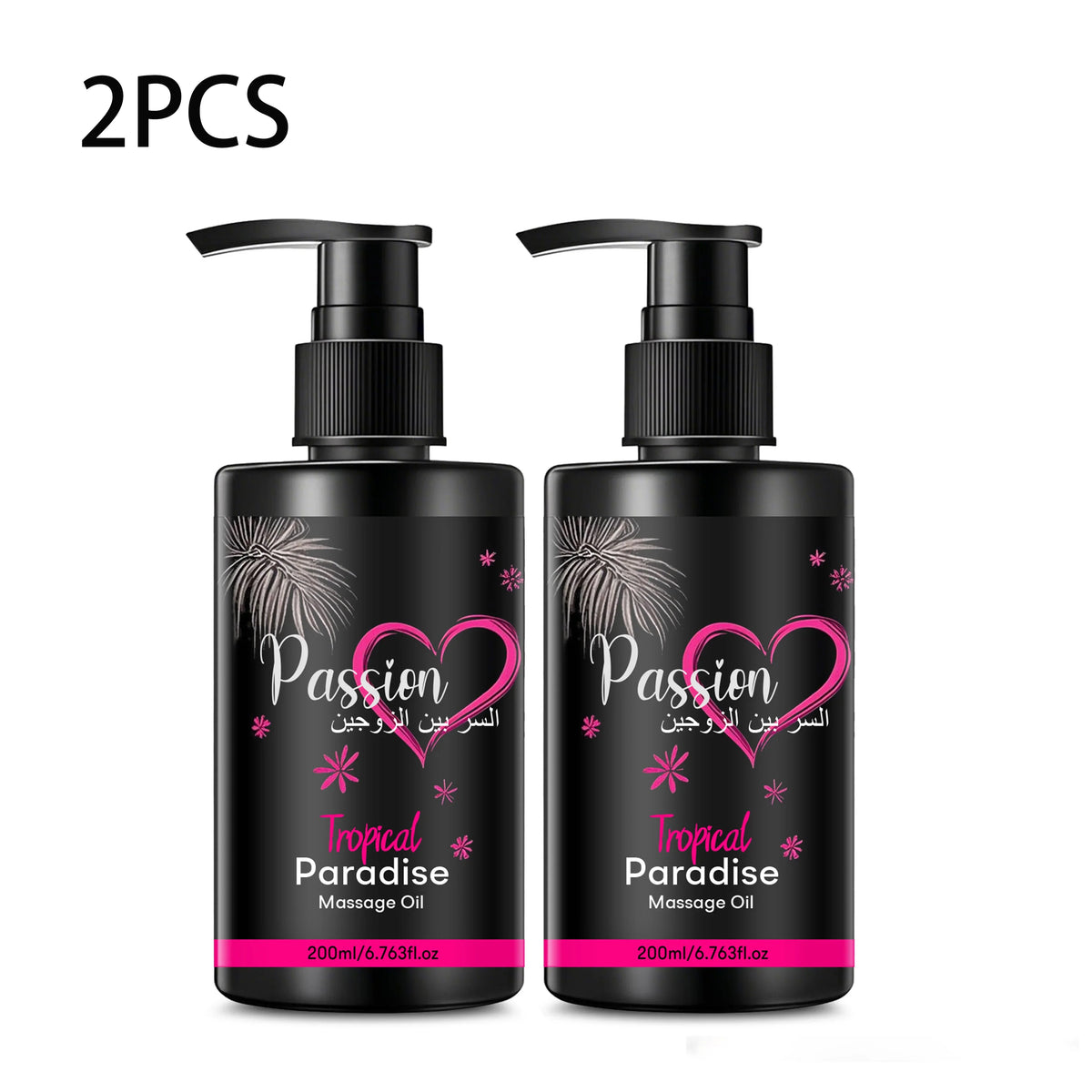 2-Pack Body Massage Oil – Sweet Almond & Jojoba | 400ml