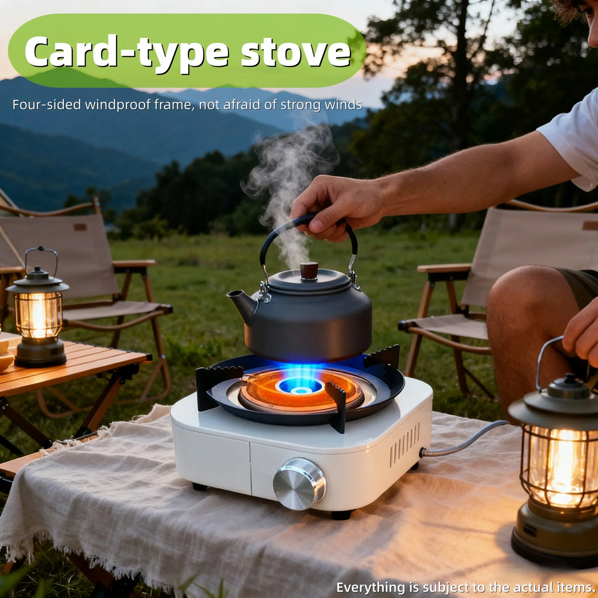 Portable Infrared Camping Gas Stove – Windproof & Energy-Saving