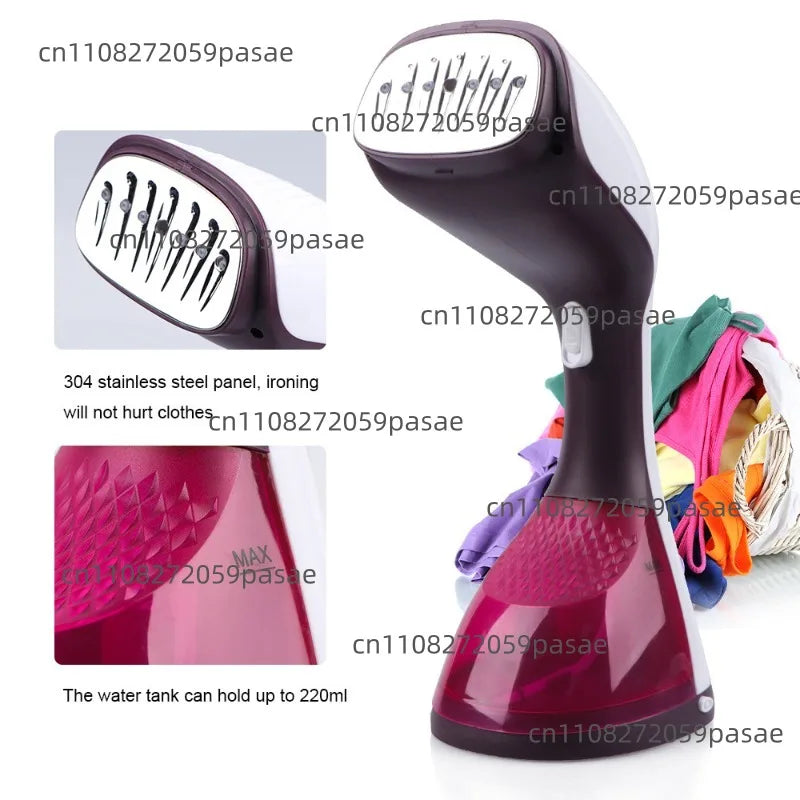 Handheld Garment Steamer – 3 Heat Levels | Travel & Home Use