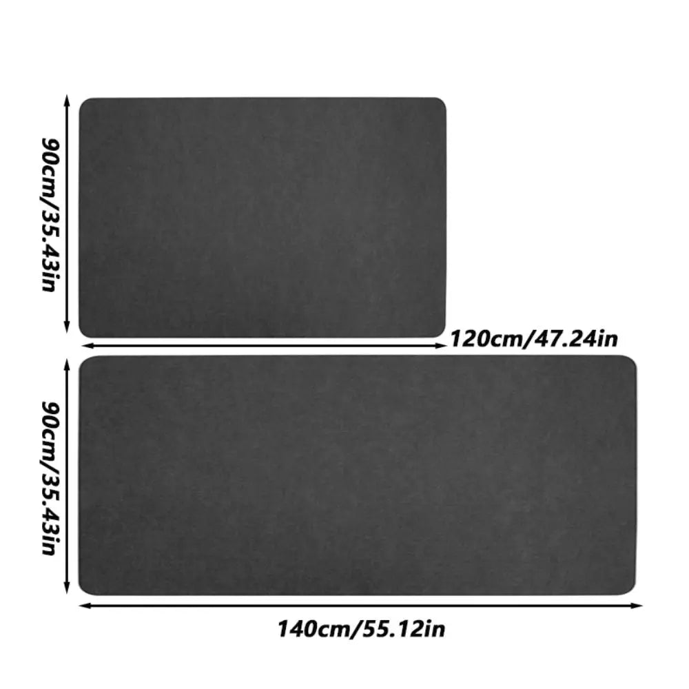 Simple Non Adhesive Office Chair Mat Self-adhesive Anti Slip Rolling