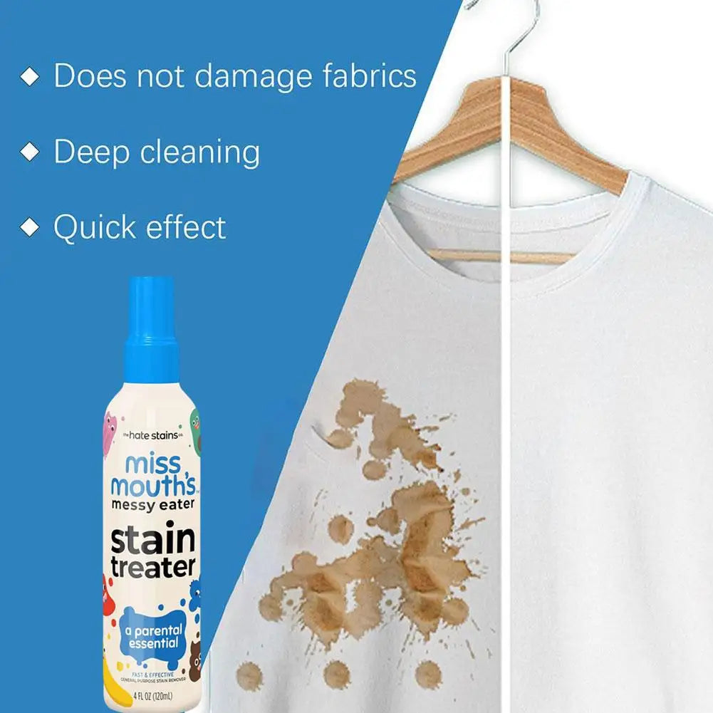 Portable Stain Remover Spray – Fabric & Laundry Oil Stain Treater