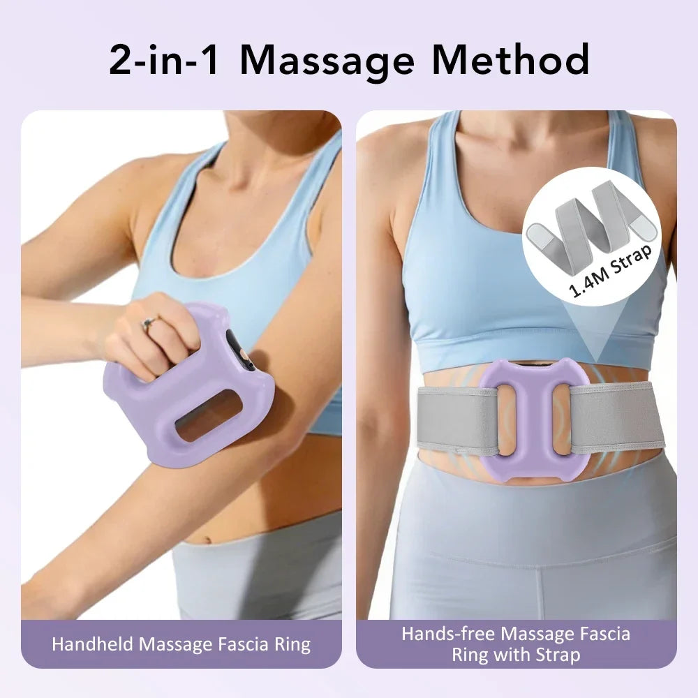 Hailicare Fascia Ring Massager | 3 Modes, 5 Speeds & Strap