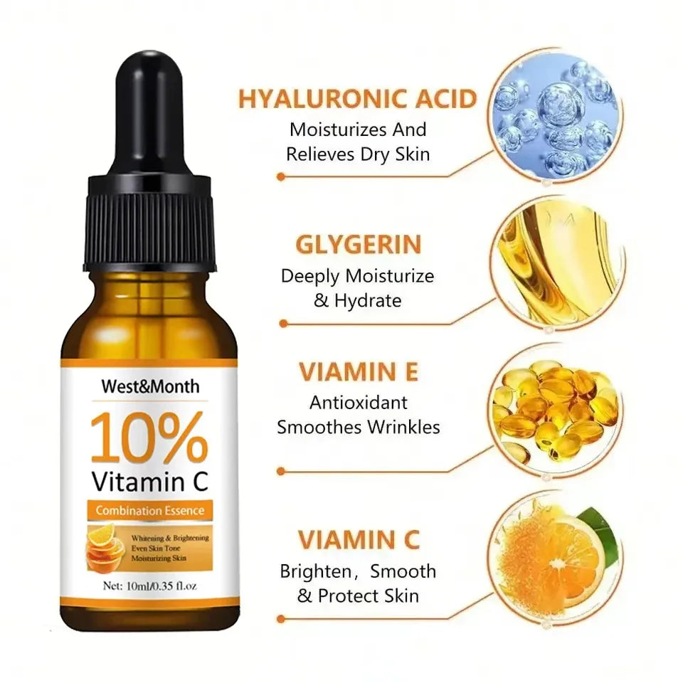 Vitamin C Face Serum with Hyaluronic Acid – Dark Spot Remover