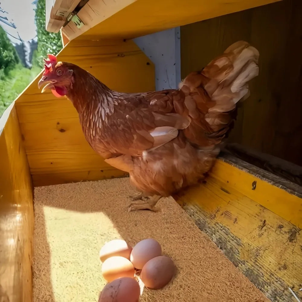 Coconut Fiber Chicken Nesting Pads – Reusable Hen Bedding Mat