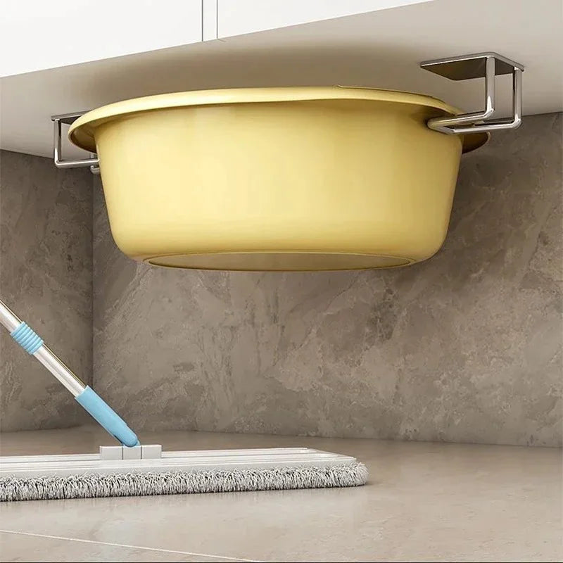 Wall-Mounted Sponge Holder Rack | No-Drill Stainless Steel
