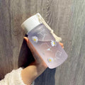 Kawaii Frosted Transparent Water Bottle | Portable Insulated Cup