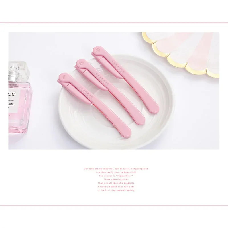 Women's Eyebrow Trimmer & Facial Razor Set – 3 Pcs