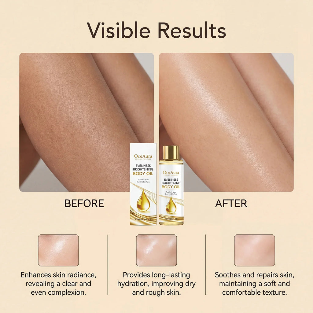 OceAura Vitamin E & Aloe Vera Glow Body Oil 100ml
