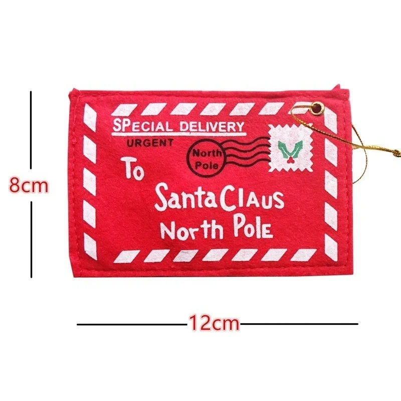 10 Christmas Hanging Envelope Gift Card Holders – Tree Décor